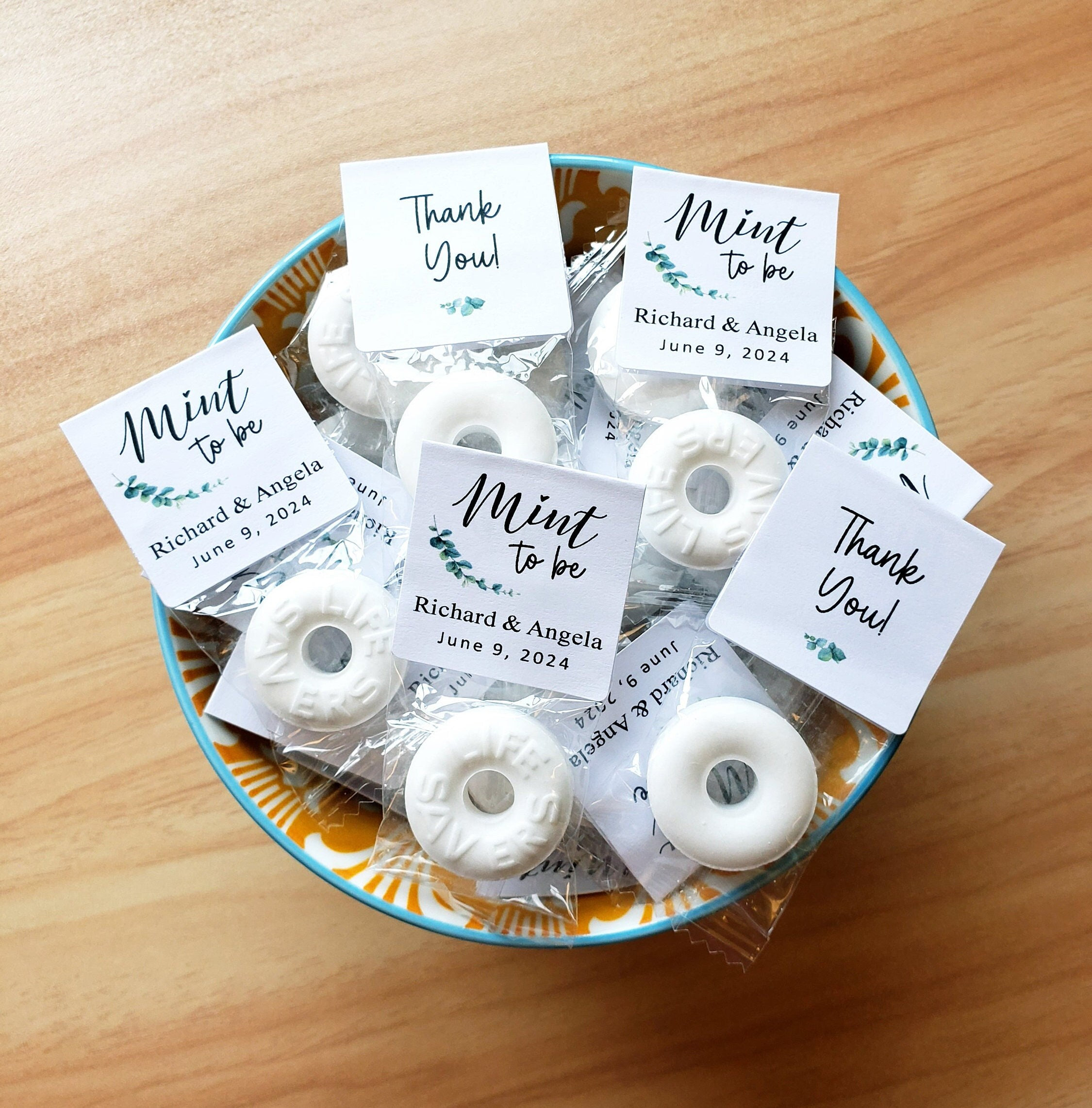 SET OF 120 Mint to Be Wedding Favors Life Savers Mints for Guest ...