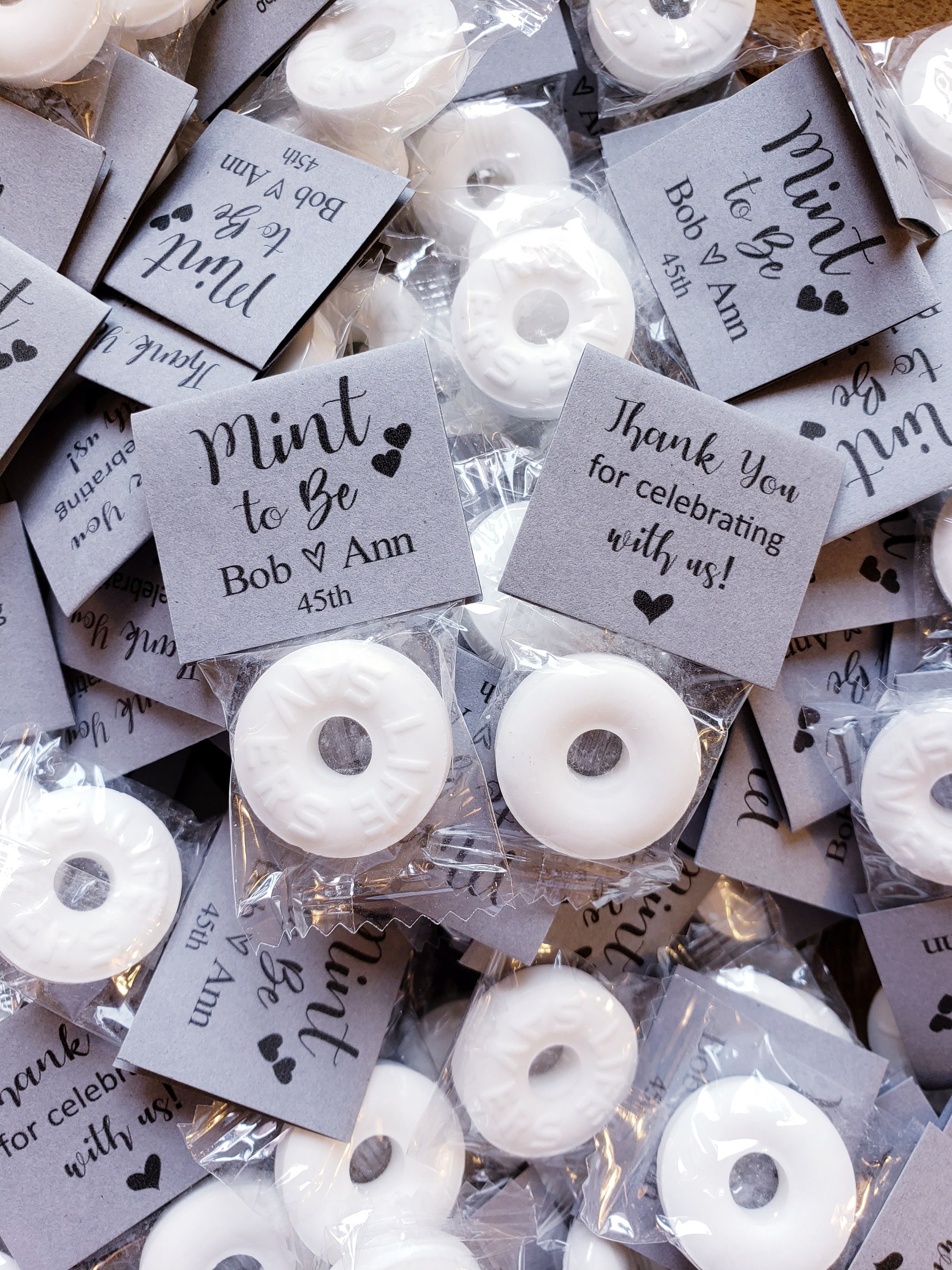 Mint to Be Wedding Favors for Guests Cheap in Bulk Personalized Custom ...