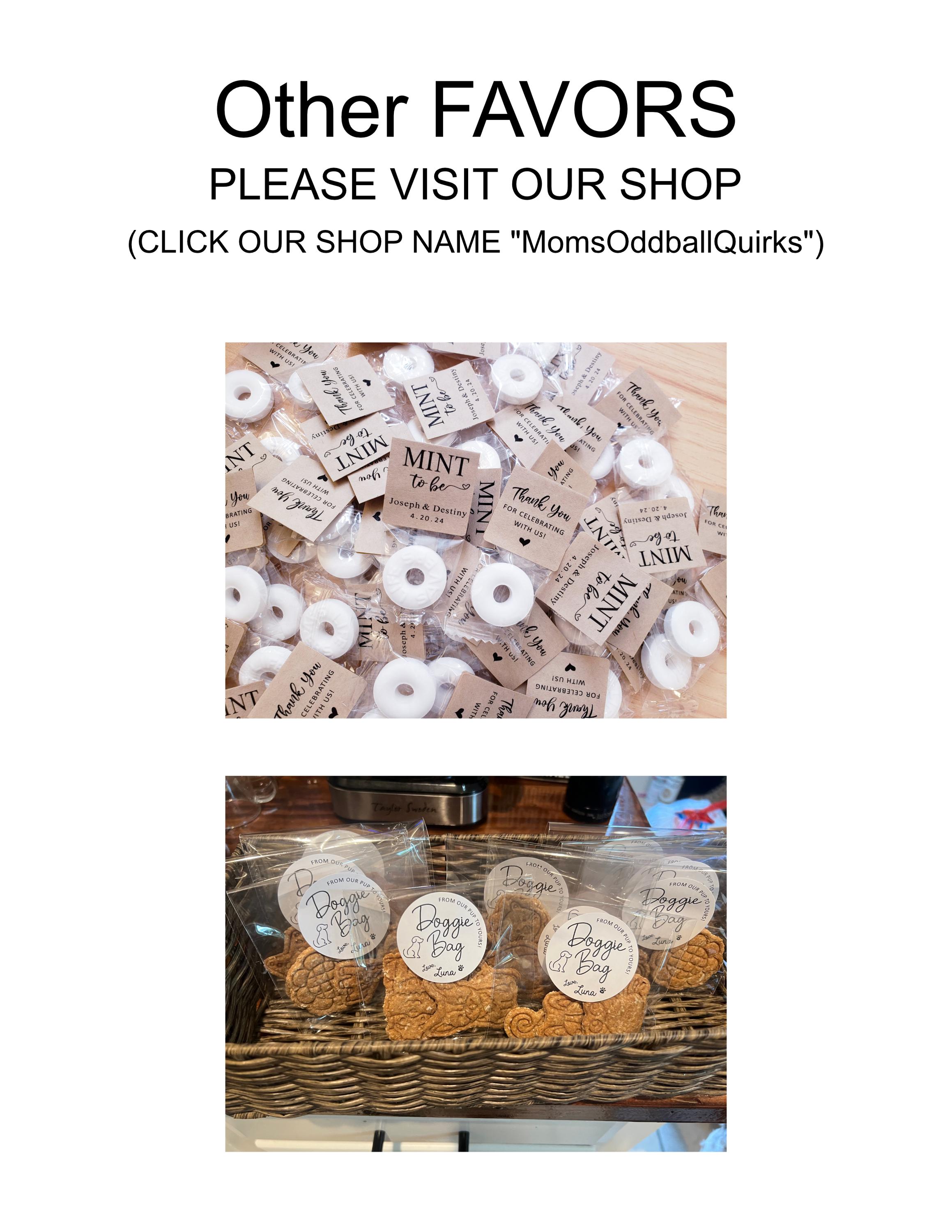 20 His Her Our Wedding Favors Stickers & Bags, His Her Our Favorite Sticker, His Her Favor Label, His Favorite, Her Favorite, Our Favorite