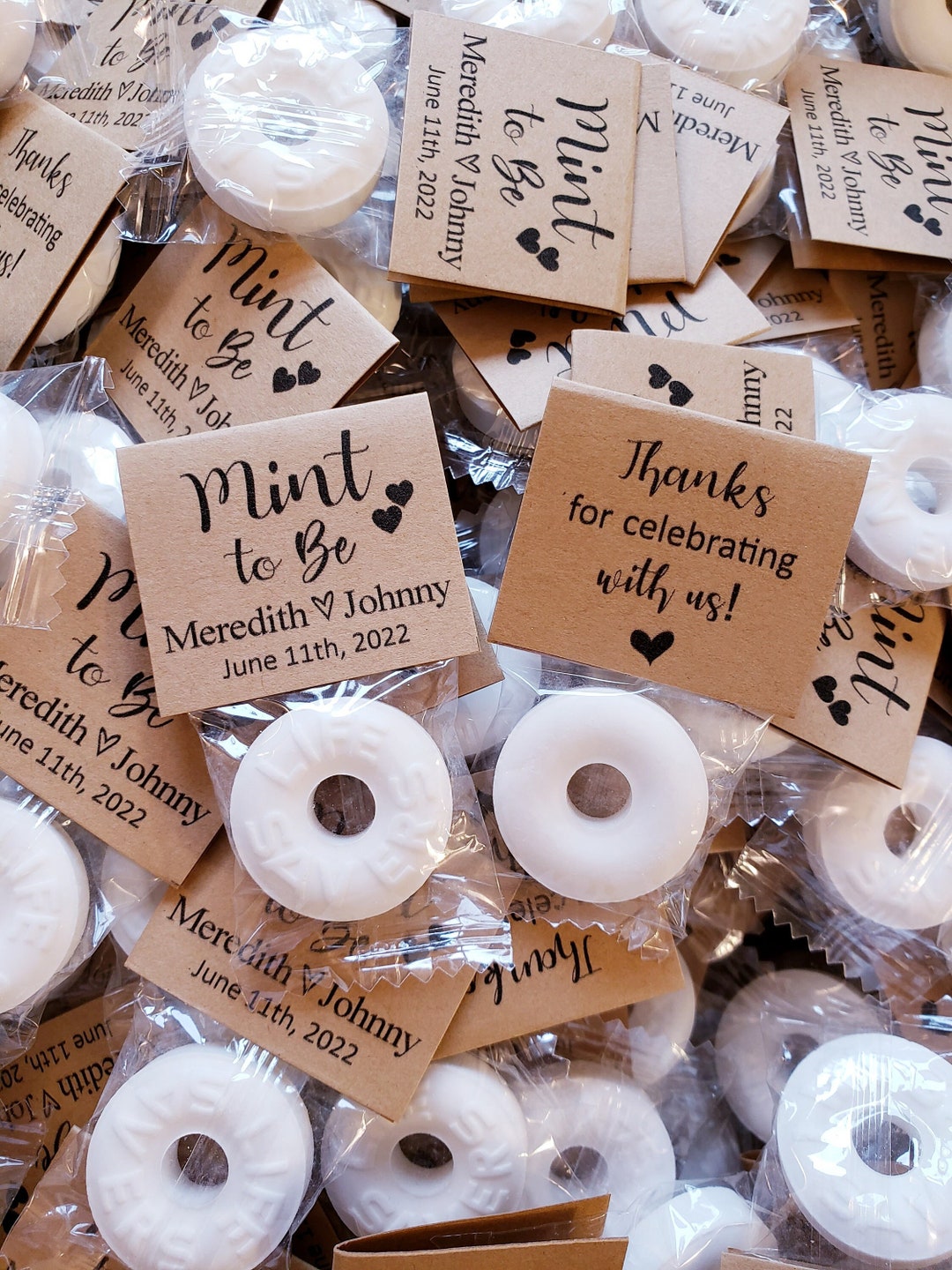 Mint to Be Wedding Favors for Guests Cheap in Bulk Personalized Custom ...
