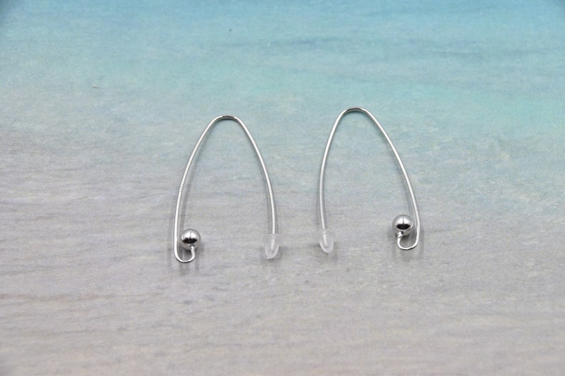 Trendy earring hooks batch available - Make your choice! 925 sterling silver 2 and 4 hooks