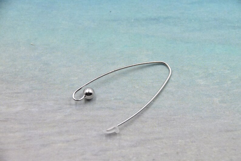Trendy earring hooks batch available - Make your choice! 925 sterling silver 2 and 4 hooks