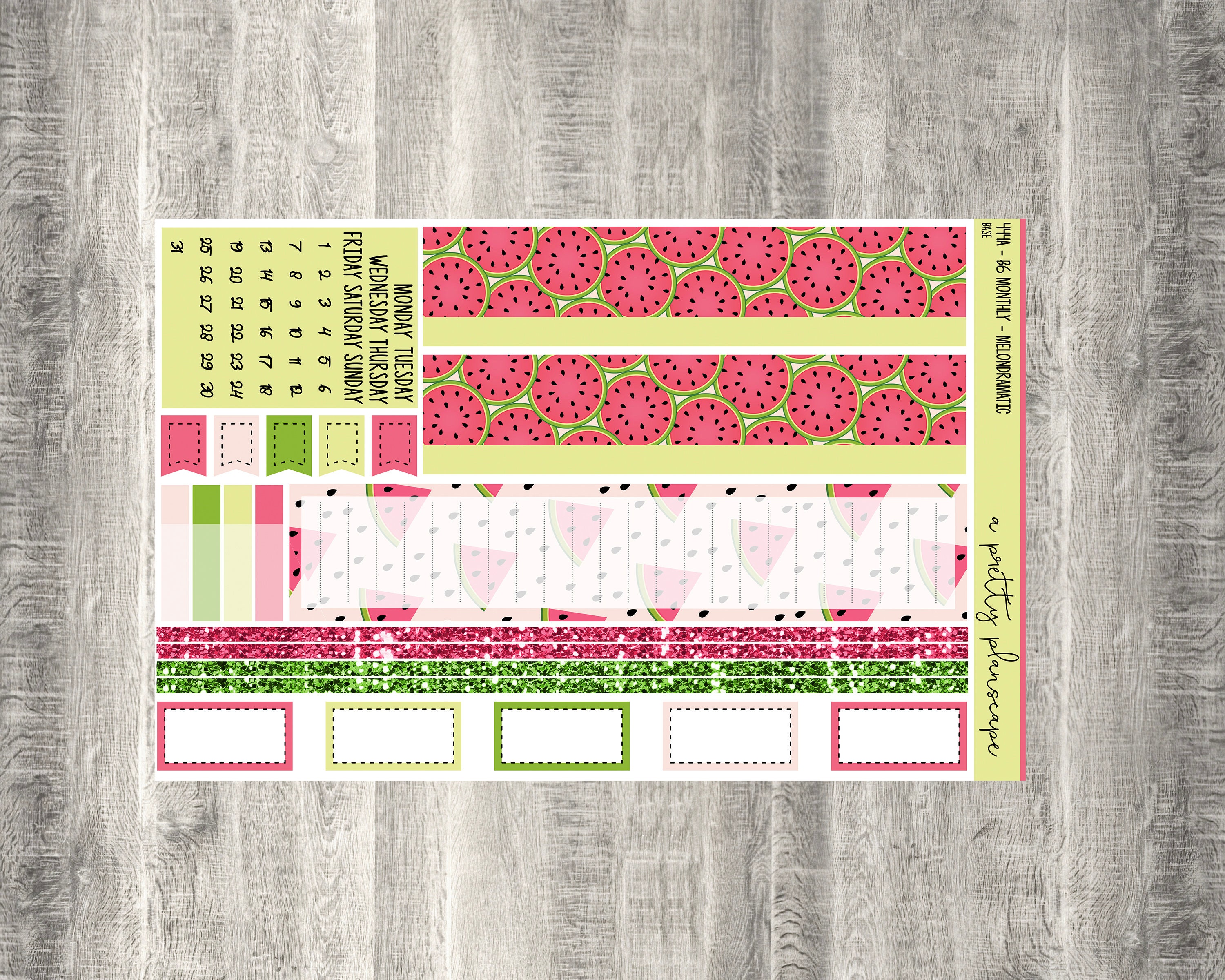 PRINTABLE B6 Monthly Reading Bundle Sticker Kit - Etsy