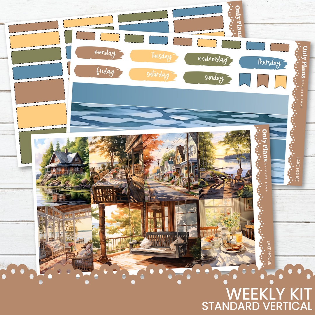 Weekly Sticker Kit 188 - Standard Vertical - Weekly Planner Stickers ...