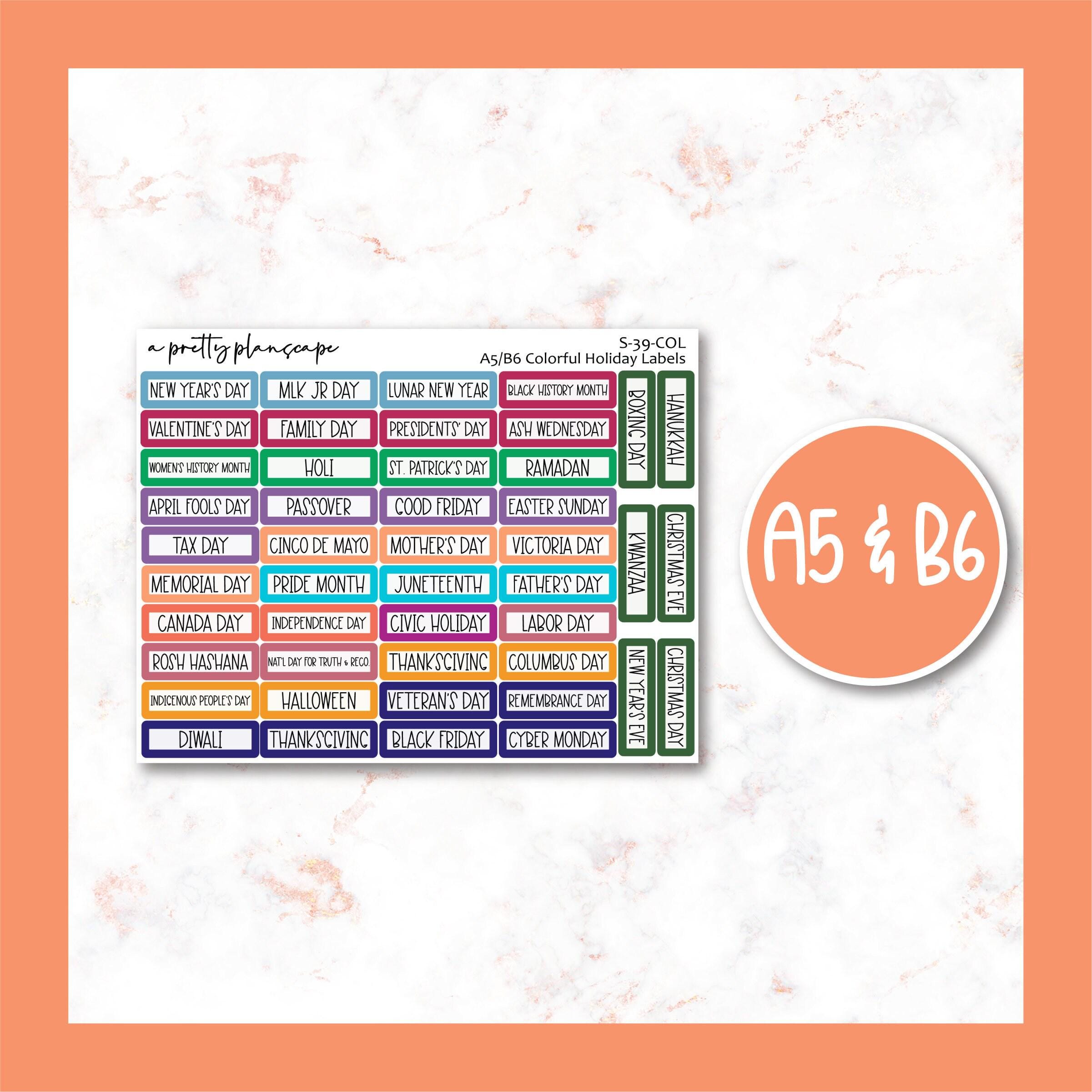 PRINTABLE Holiday Script Labels - S-38 - S-39 - Silhouette Cut Files ...