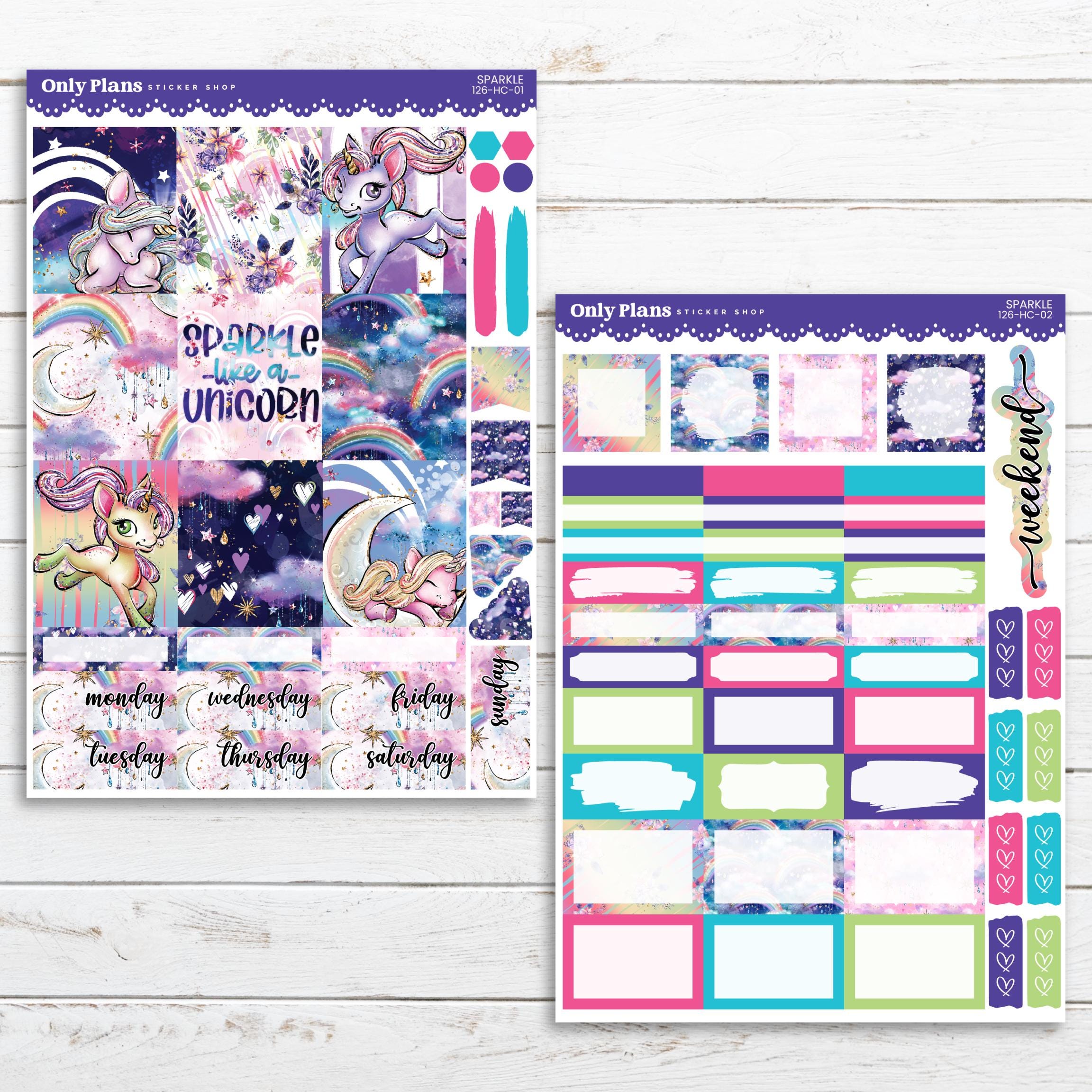 PRINTABLE Weekly Sticker Kit for Hobonichi Cousin and A5 Planners ...