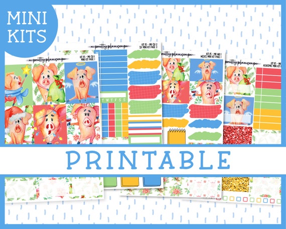 PRINTABLE Mini Sticker Kit 115 All Sizes KIT115 - Etsy