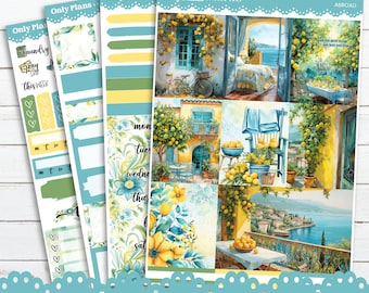 Weekly Sticker Kit 183 - Standard Vertical - Weekly Planner Stickers - 7x9 A5 B6 Erin Condren - KIT183 &quot;Abroad&quot;