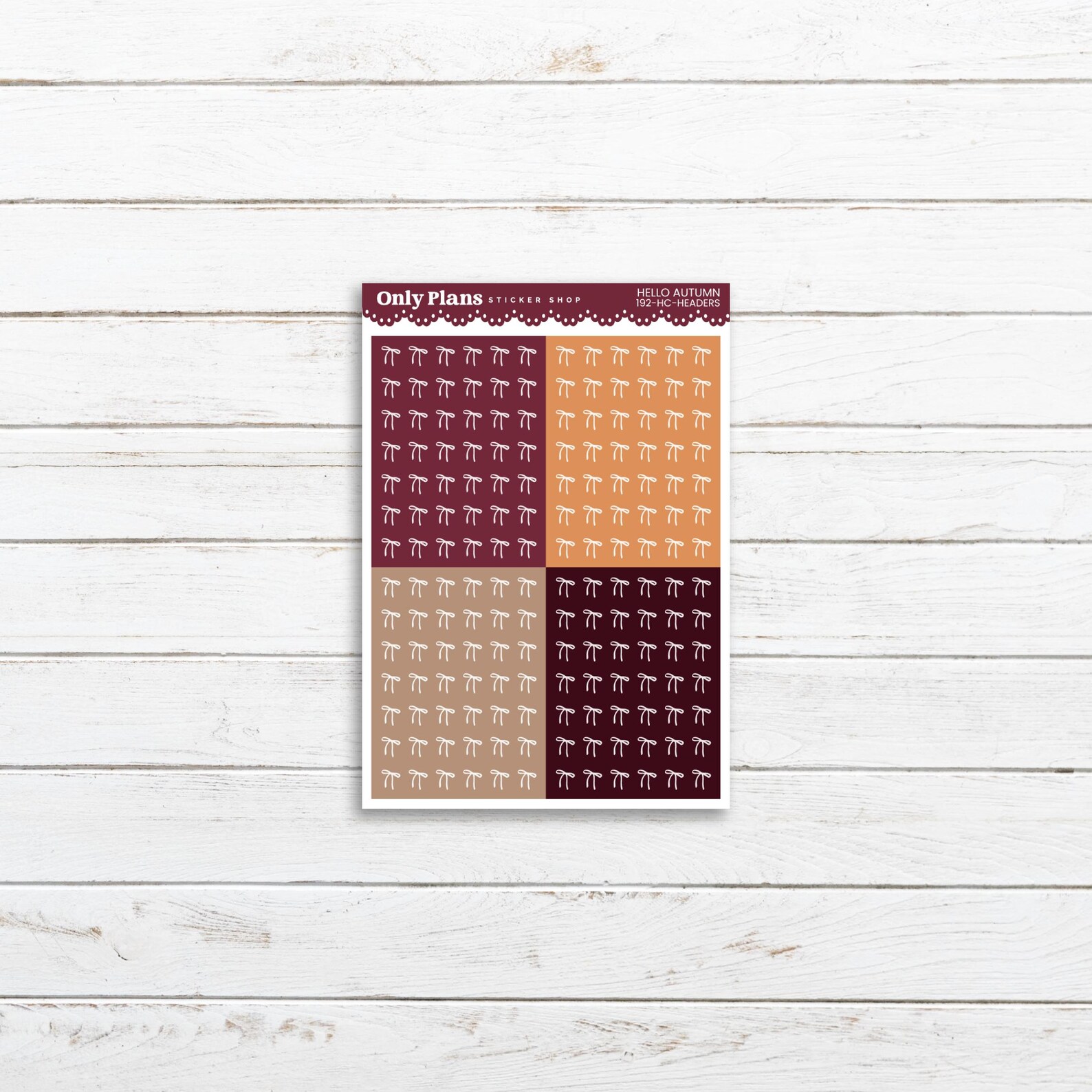 PRINTABLE Weekly Sticker Kit for Standard Vertical Planners - 7x9 A5 B6 ...