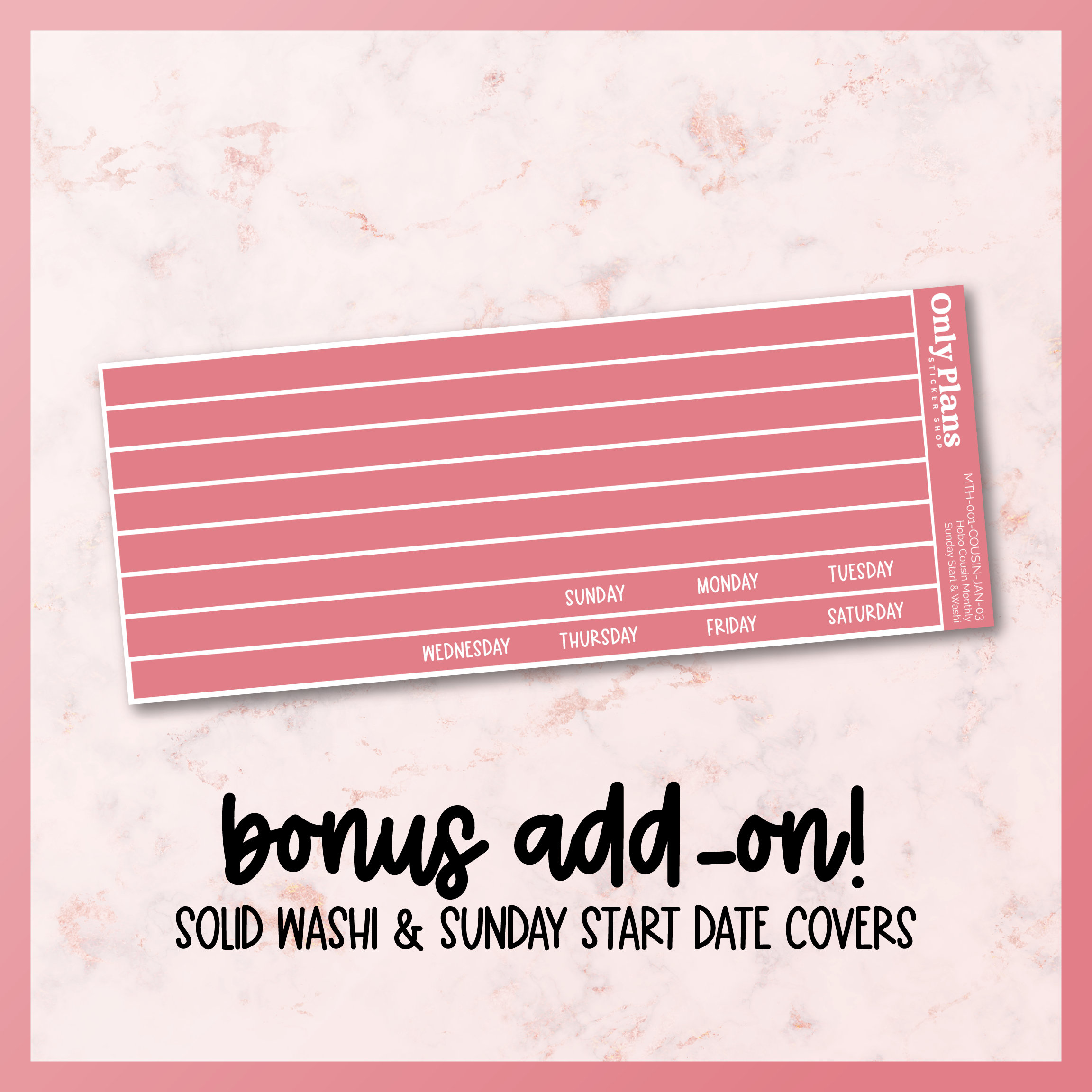 PRINTABLE Hobonichi Cousin Sticker Kit, February Monthly Hobonichi ...