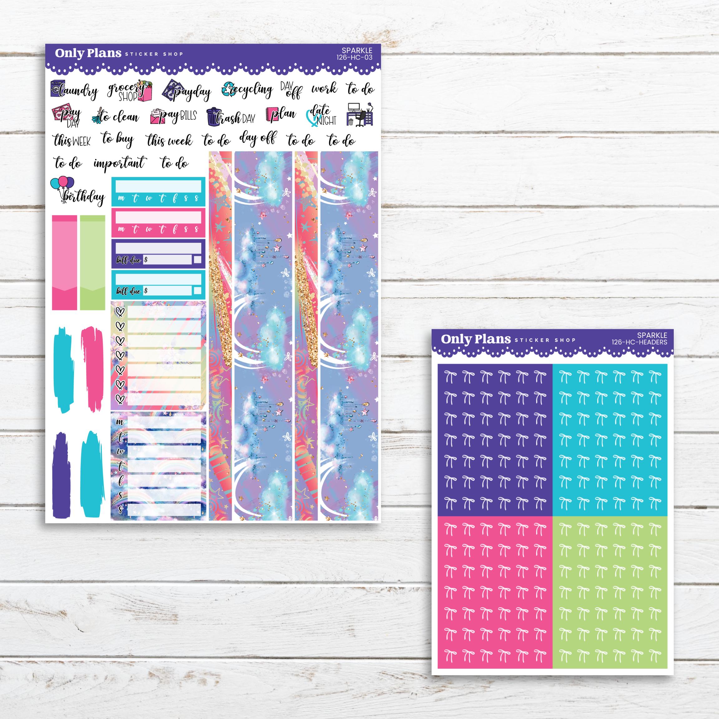 PRINTABLE Weekly Sticker Kit for Hobonichi Cousin and A5 Planners ...