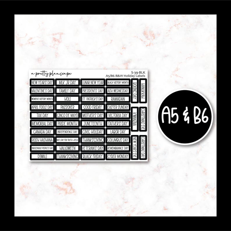 PRINTABLE Holiday Script Labels - S-38 - S-39 - Silhouette Cut Files ...