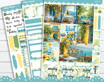 Weekly Sticker Kit 183 - Hobonichi Cousin - Weekly Planner Stickers Hobonichi Cousin Stickers - KIT183 &quot;Abroad&quot;