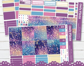Weekly Sticker Kit 172 - Hobonichi Cousin - Weekly Planner Stickers Hobonichi Cousin Stickers - KIT172 &quot;Sparkle&quot;