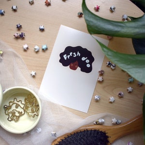 Fresh Doo A5 Matowy Wydruk Fotograficzny | Afro, BLM