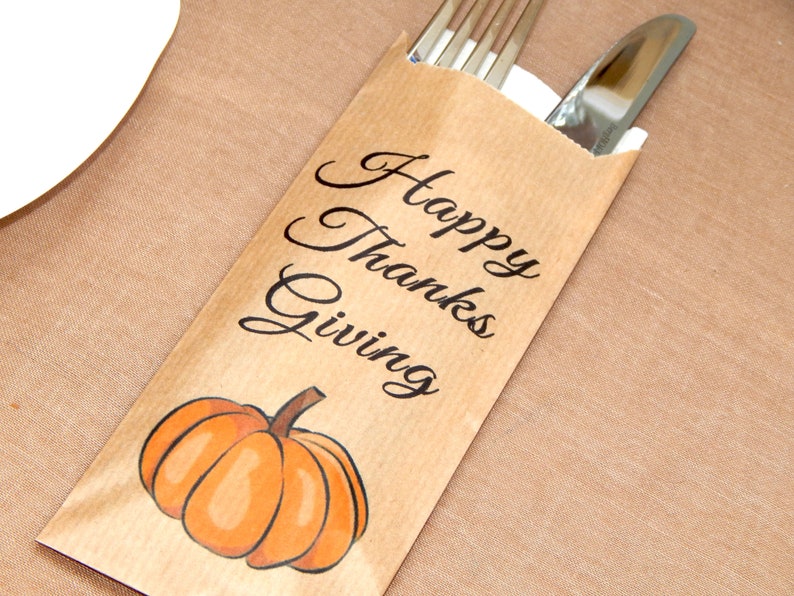 Thanksgiving Silverware Holders