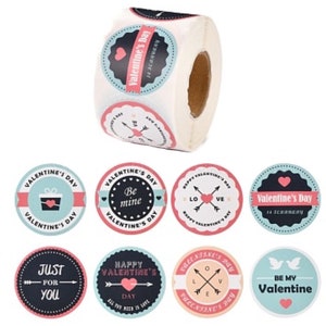 Sticker Aufkleber Valentinstag Liebe Herz Be mine Love You Geschenk DIY Geschenkaufkleber Valentinskarte kleine Überraschung Post Freund
