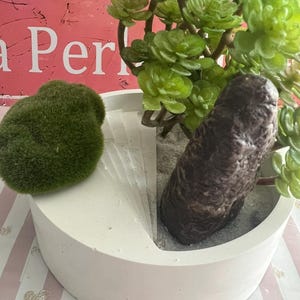 Silikonform Blumentopf Pflanztopf Minigarten Indoor Garten Feengarten Skulptur Raysin Beton gießen Gießform Tischdeko Deko Treppe Sukkulente