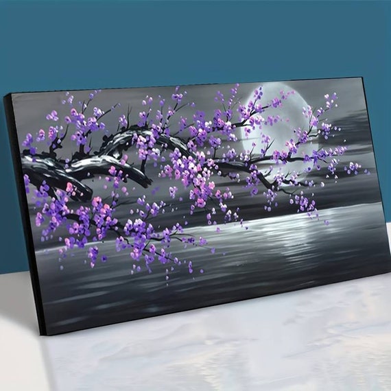 Diamond Painting Rose XXL – 60x30 Cm DIY Diamantbild, Vollständig Mit Steinen, Bastelset Für Erwachsene