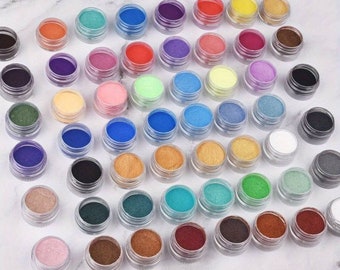 6er Set Pigmentpulver Glanzpulver Farbpulver Pigmente Epxidharz Resin färben DIY Harz Zubehör Harz gießen einfärben buntes Harz Neon pastell