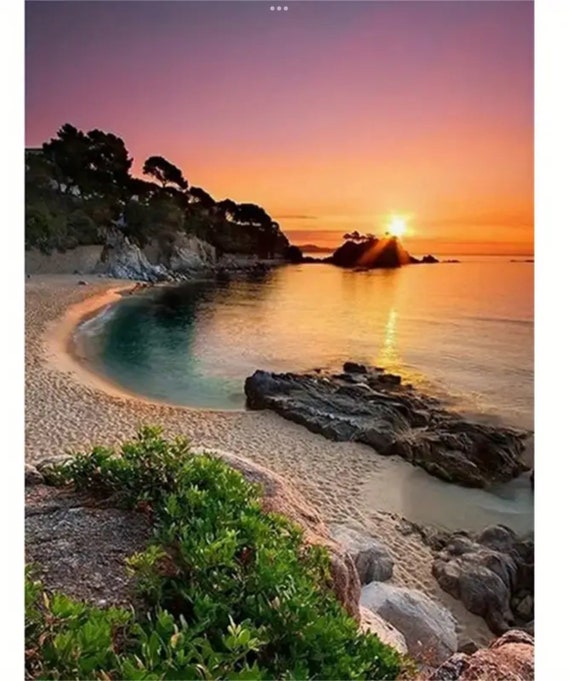 5D Diamond Painting Set Für Erwachsene - Landschaftsbild DIY 30x40cm