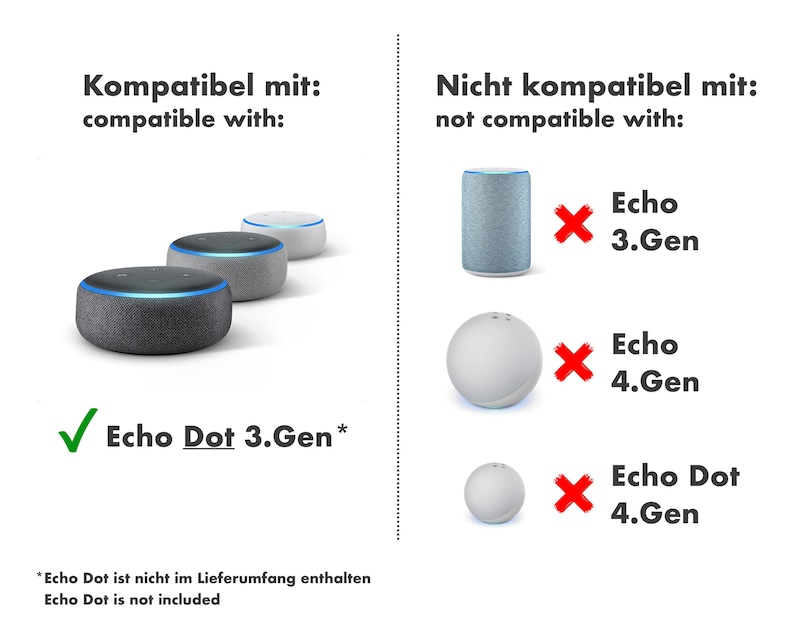 Deckenhalterung Echo Dot 3.gen / Ceiling Mount for Echo Dot 3.gen Bild 4