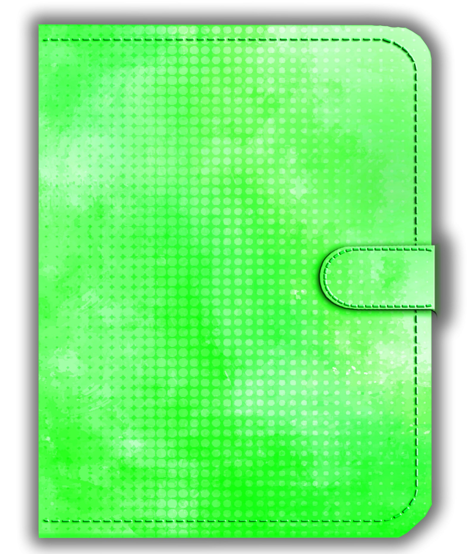 5 Green Digital Planner Notebook Covers PNG Files for Etsy