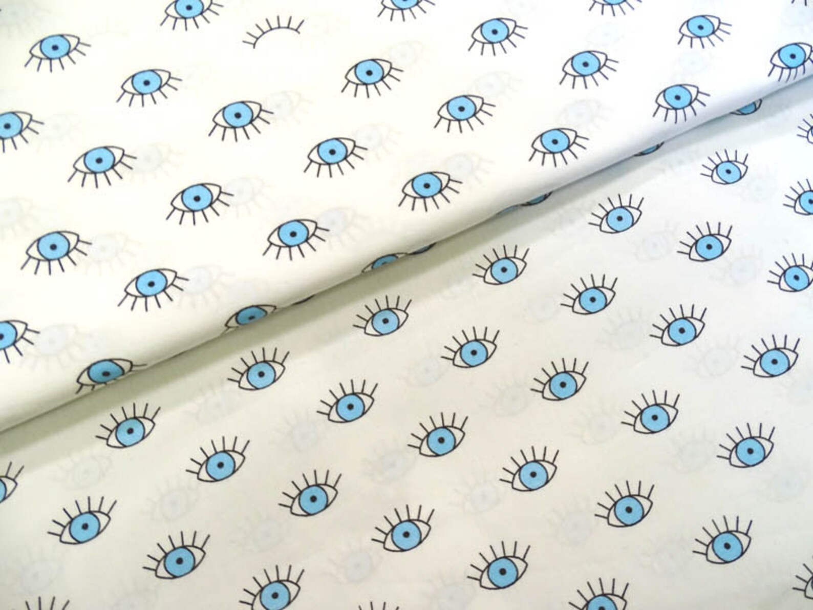 Cotton fabric eyes Etsy