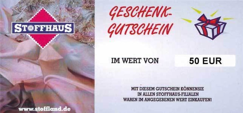 Stoffhaus Berlin Geschenk Gutschein imagem 1