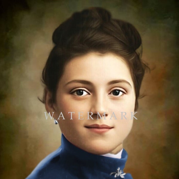 St. Therese of Lisieux the Little Flower Digital Download Custom DIGITAL OIL PAINTING Portrait