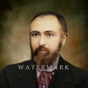Saint Louis Martin - Father of St. Therese of Lisieux the Little Flower Digital Download Custom DIGITAL OIL PAINTING Portrait