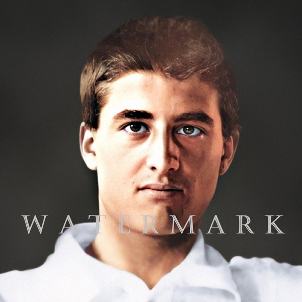 Blessed Pier Giorgio Frassati DIGITAL DOWNLOAD Custom Colorized Digital Photo Painting