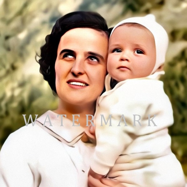 St. Gianna Beretta Molla Custom Digital Oil Painting DIGITAL DOWNLOAD