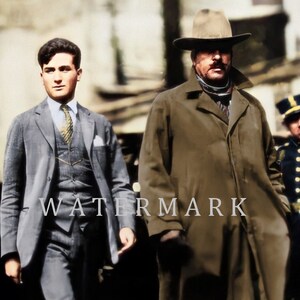Luis Segura Vilchis - Cristeros Martyr -  Being Led to Execution - DIGITAL DOWNLOAD Custom Colorized Digital Photo Painting Viva Cristo Rey