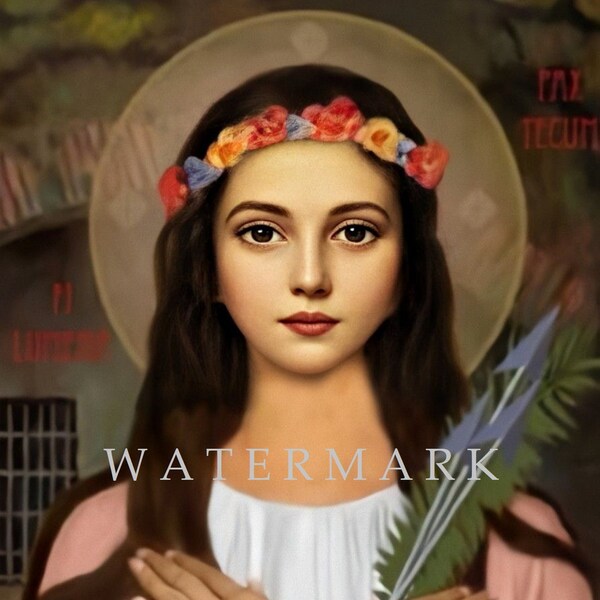 Saint St Philomena Etsy