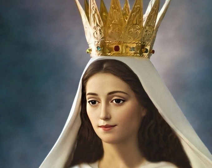 Custom DIGITAL DOWNLOAD Digital Oil Painting of Our Lady of America - Etsy