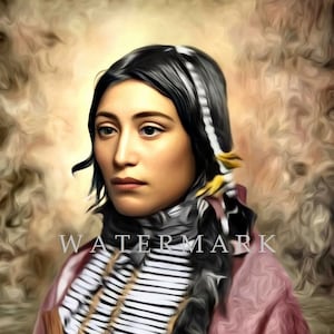 St. Kateri Tekakwitha Digital Download Custom DIGITAL OIL PAINTING