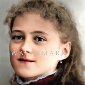St. Therese of Lisieux the Little Flower DIGITAL DOWNLOAD Custom Colorized Digital Photo Painting