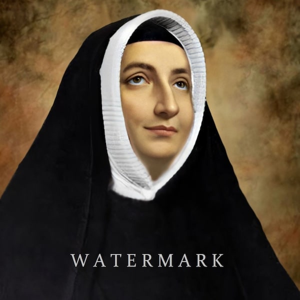 St. Madeleine Sophie Barat Custom Digital Oil Painting DIGITAL DOWNLOAD