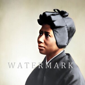 St. Josephine Bakhita DIGITAL DOWNLOAD Custom Colorized Digital Photo Painting
