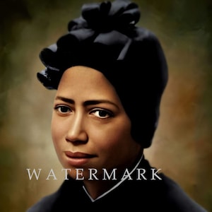 St. Josephine Bakhita Digitaler Download Benutzerdefiniertes DIGITALES ÖLGEMÄLDE-Portrait