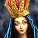 The Most Blessed Virgin Mary and Baby Jesus Custom Digital Oil Painting ...