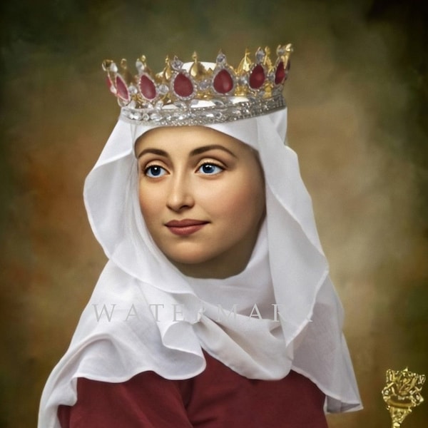 St. Margaret of Scotland Custom DIGITAL DOWNLOAD Digital Oil Painting