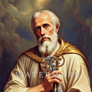 St. Peter the Apostle  Custom Digital Oil Painting DIGITAL DOWNLOAD
