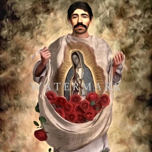 St. Juan Diego - Guadalupe - Custom Digital Oil Painting DIGITAL DOWNLOAD