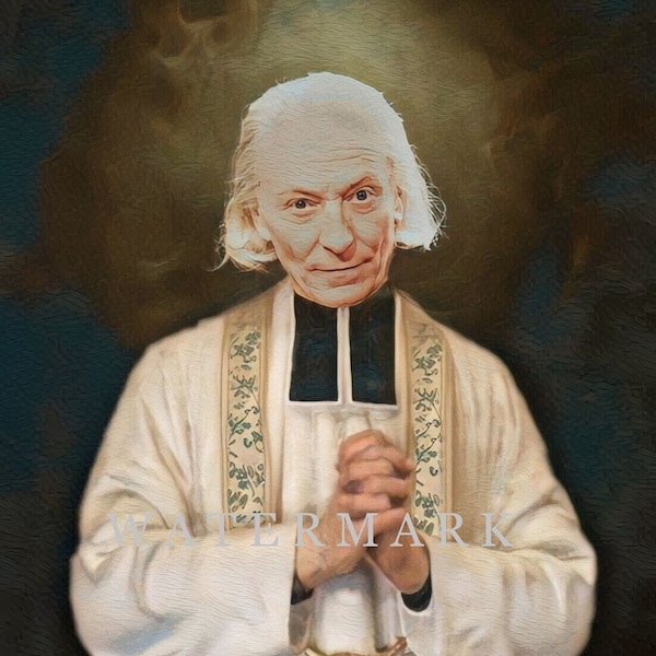 St. John Vianney Custom Digital Oil Painting DIGITAL DOWNLOAD