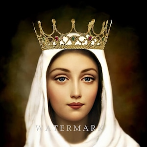 Our Lady of Mount Carmel Custom Digital Oil Painting DIGITAL DOWNLOAD