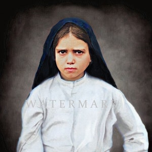 St. Jacinta Marto of Fatima  Custom Digital Oil Painting DIGITAL DOWNLOAD