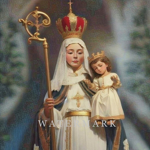 Our Lady of Good Success Custom Digital Oil Painting DIGITAL DOWNLOAD