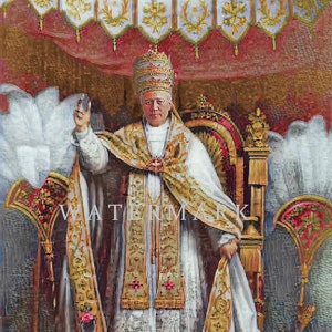 Pope St. Pius X Custom Digital Oil Painting DIGITAL DOWNLOAD